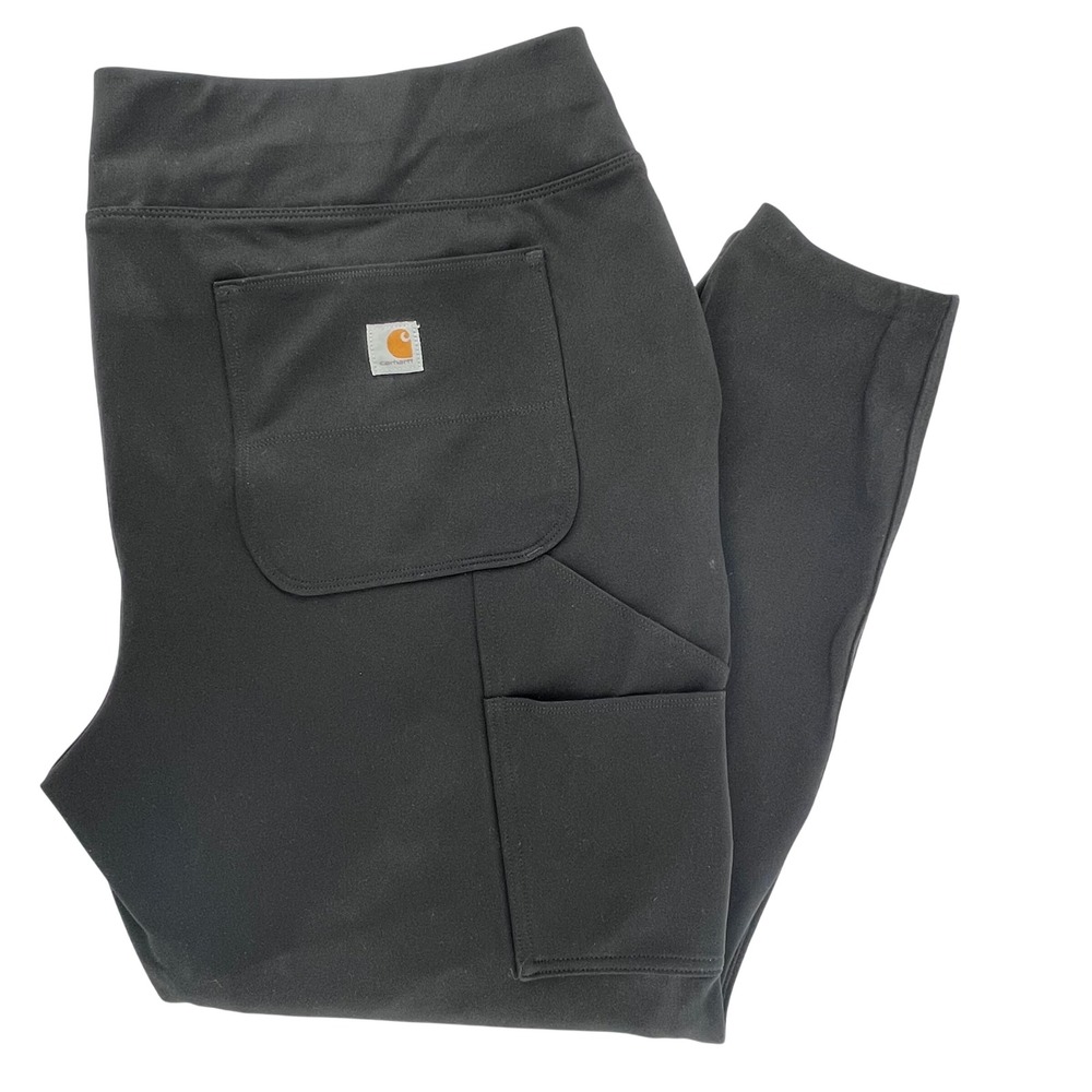 Carhartt Force Fitted Utility Leggings Womens 1X Black Work Pants 102482-001